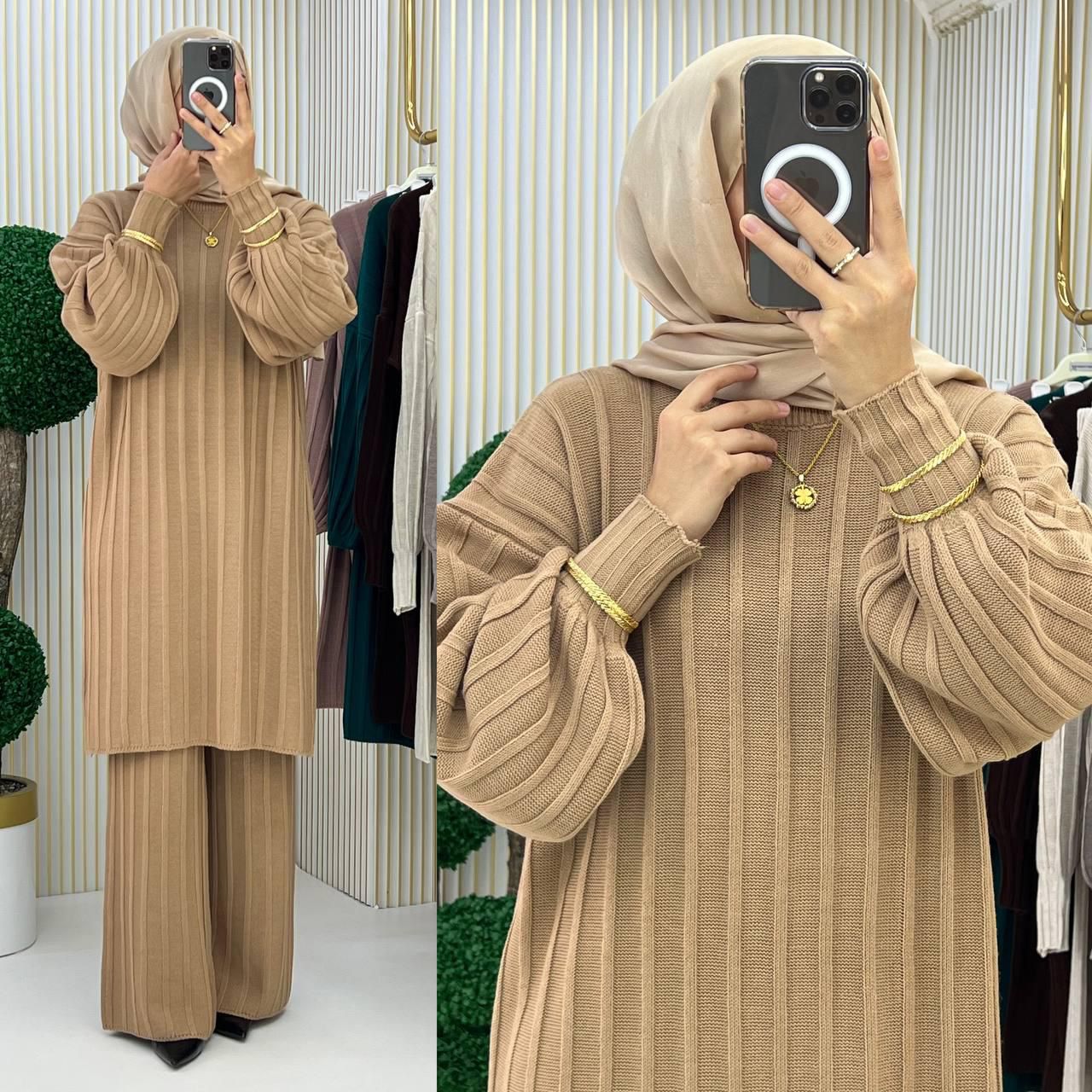 Zweiteilige Strickset