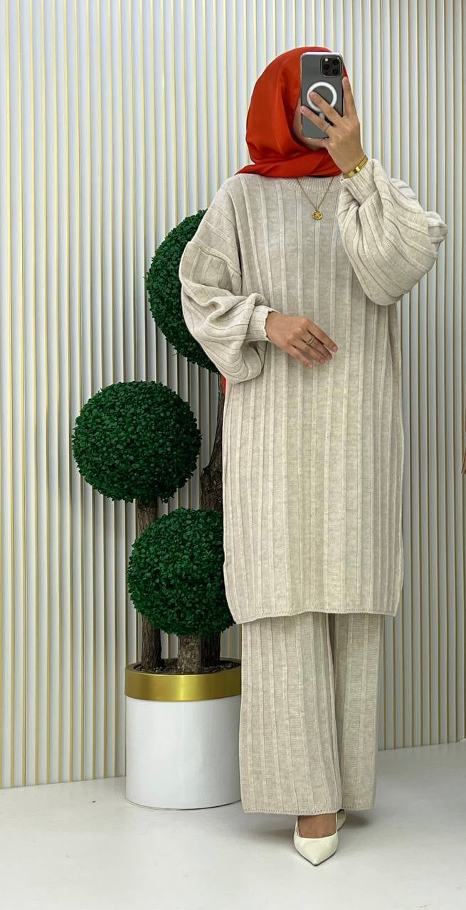 Zweiteilige Strickset