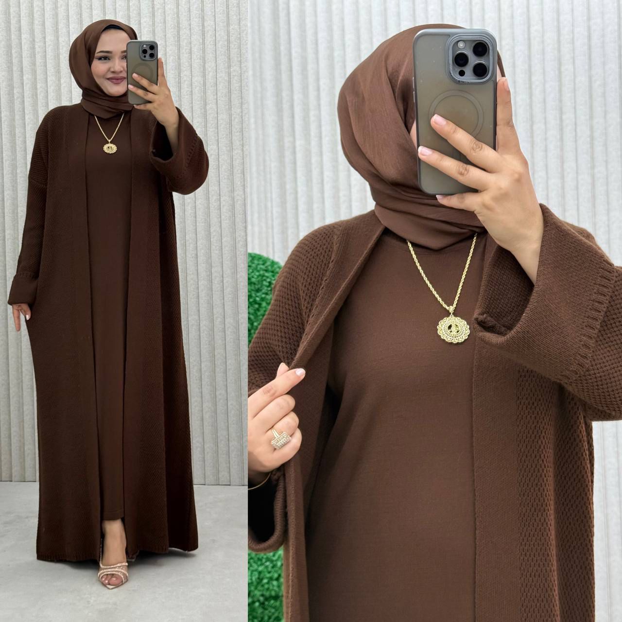 Zweiteilige Strickset