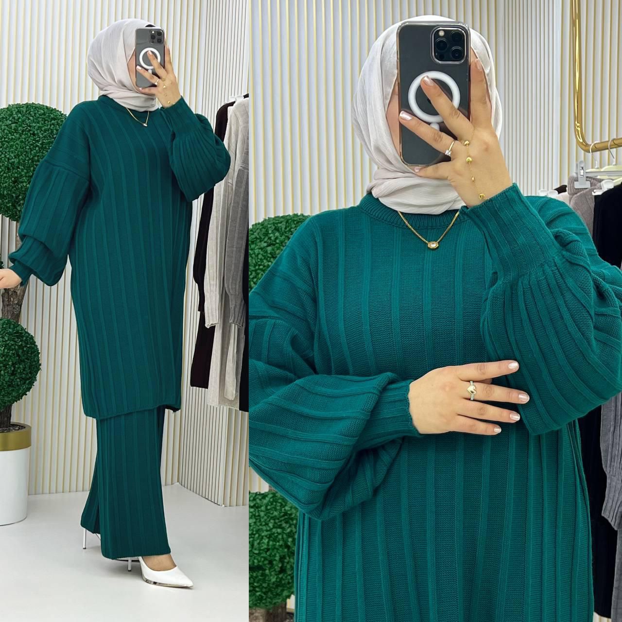 Zweiteilige Strickset