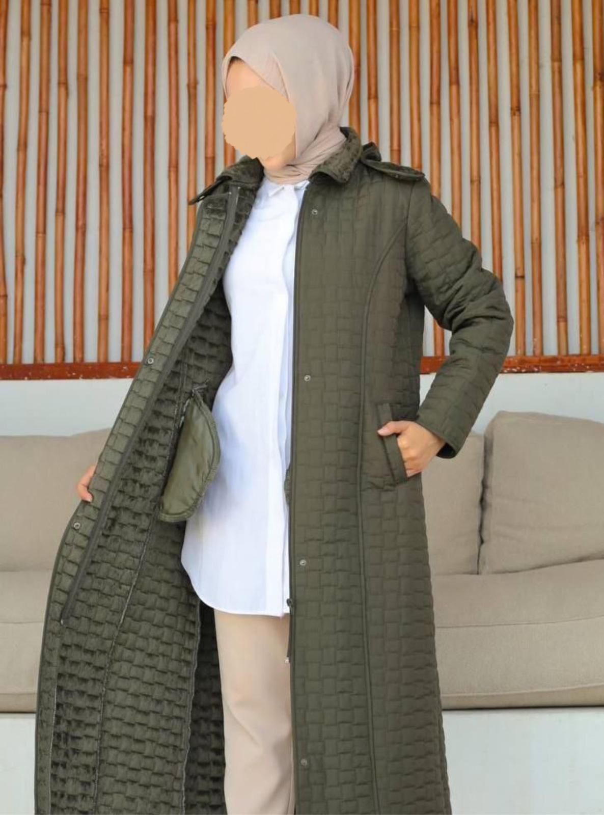 Gesteppte Damenmantel