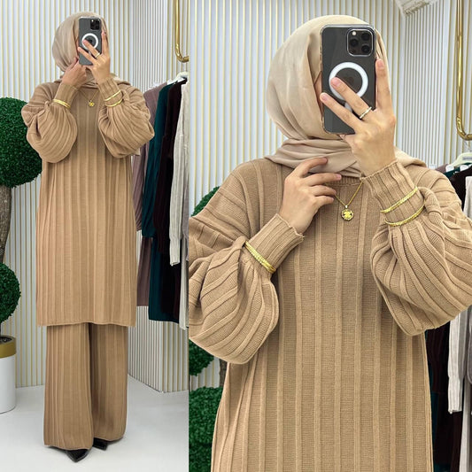 Zweiteilige Strickset